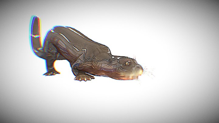 Giant otter – Modèle 3D gratuit STL