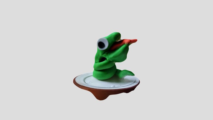 Plasticiline Snek 3D Model