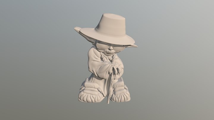 YODA ready for 3D Printing model