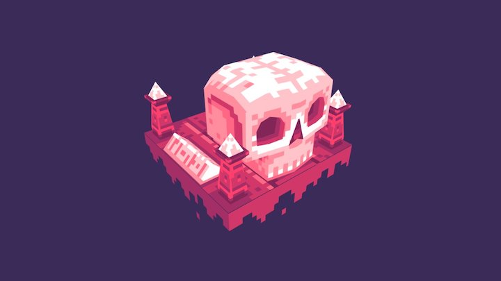 Ancient Tomb Dungeon 3D Model