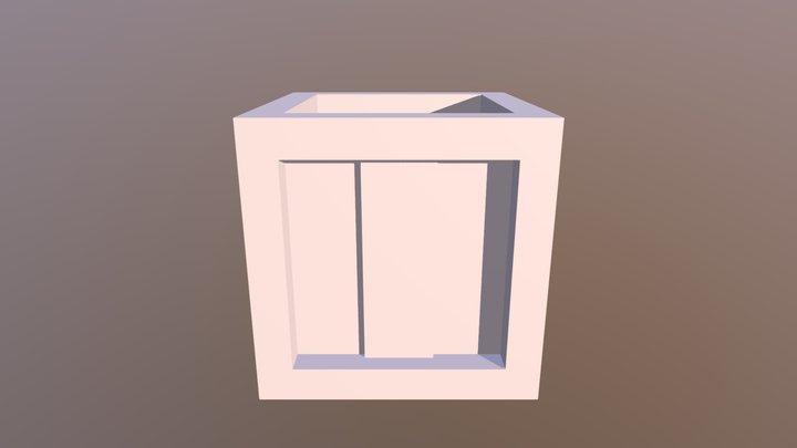 Metal Crate 3D Model