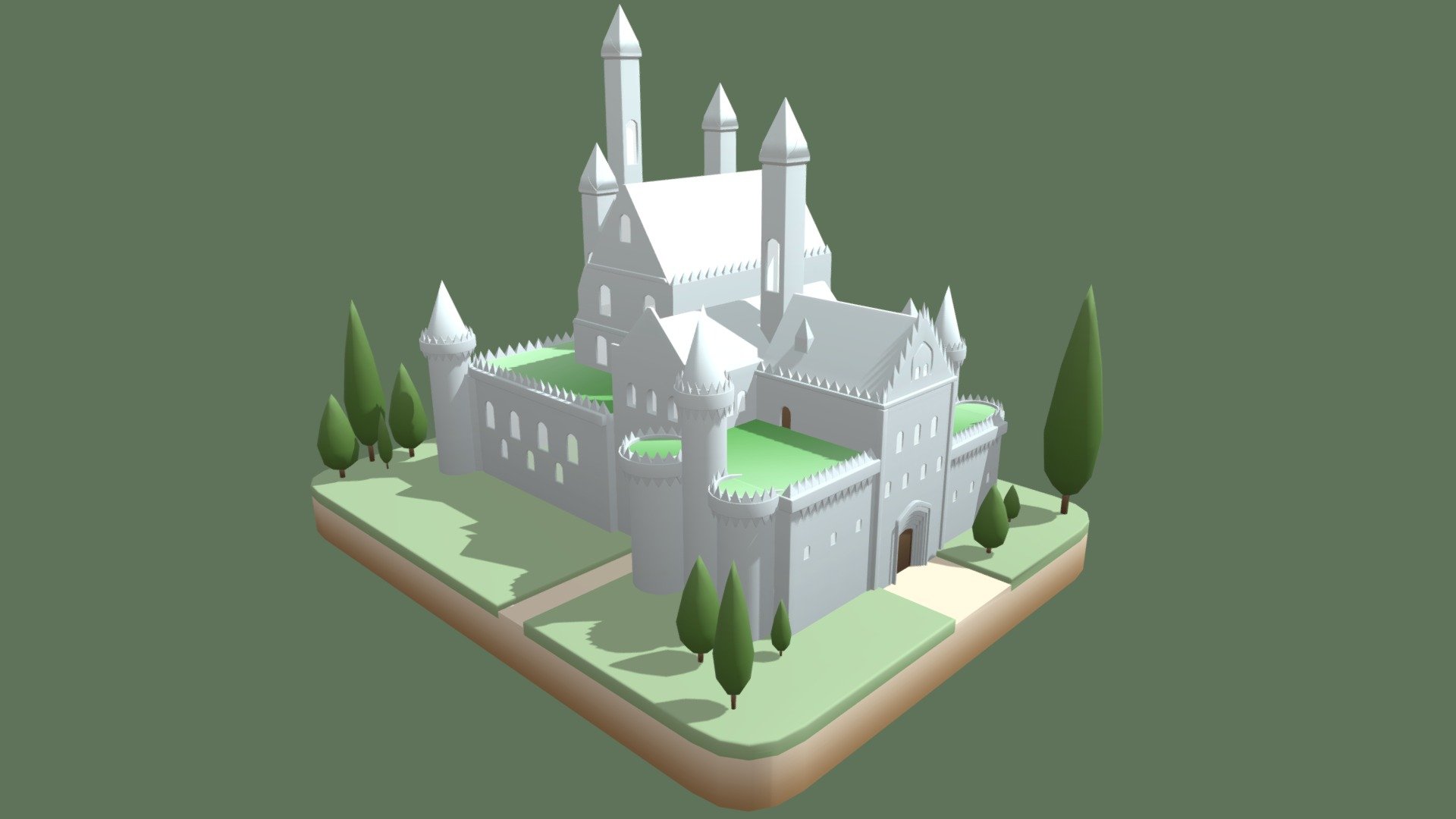 Castle - Download Free 3D model by dancasber [086adfc] - Sketchfab