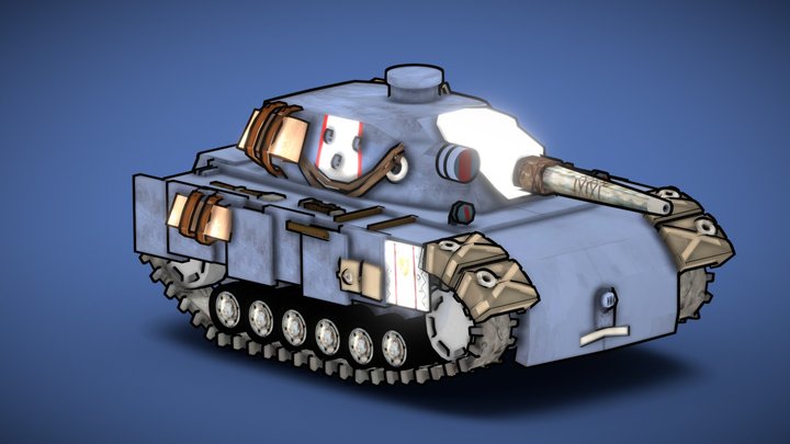 Edelweiss | Valkyria - Low poly Cartoonish style 3D Model