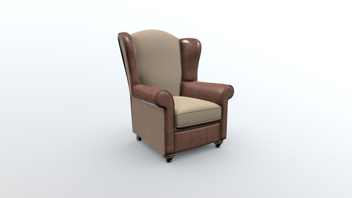 Living room sofa / Furniture 3D Model