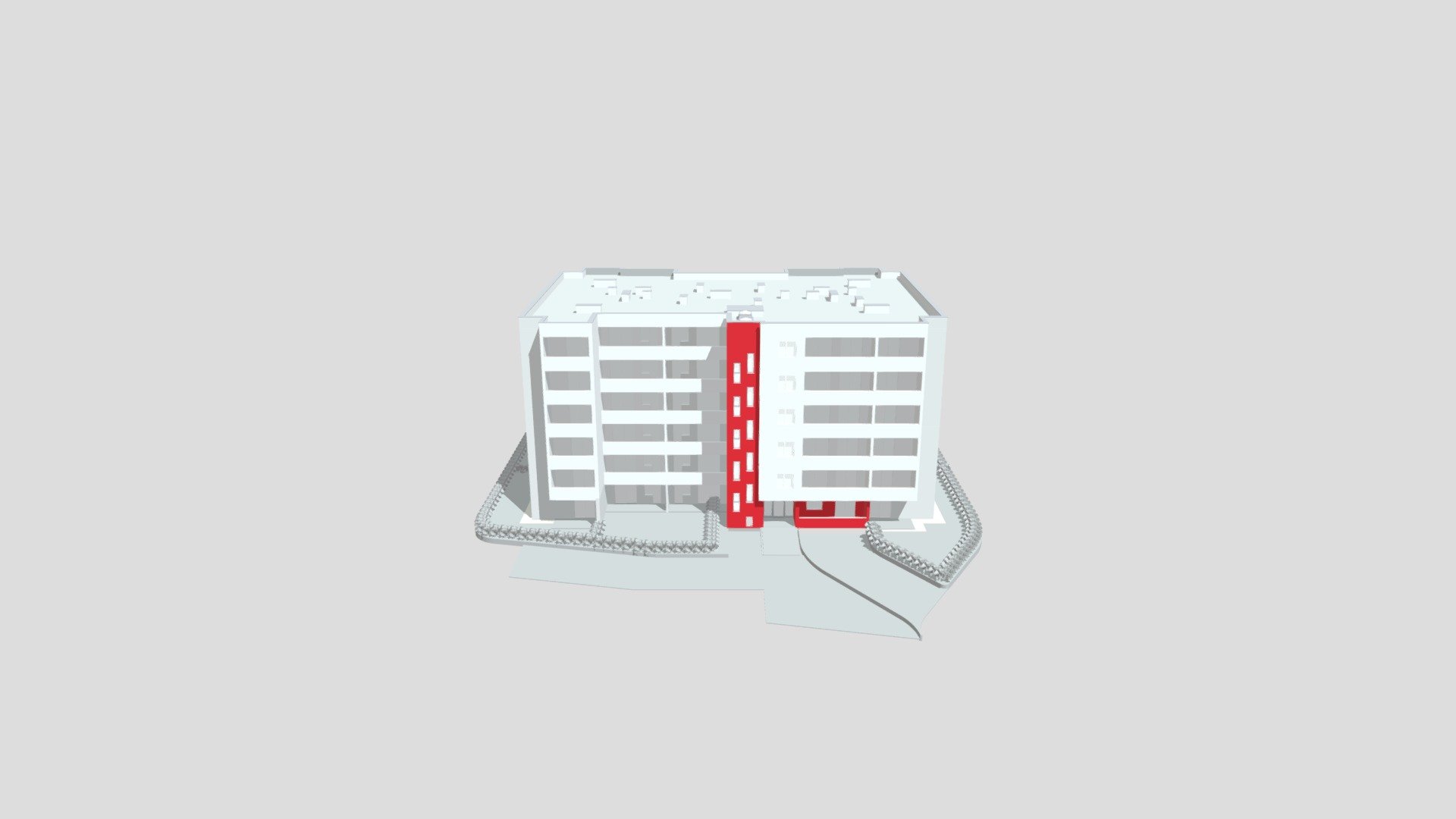 Zgrada II - 3D model by pip3d [086c5be] - Sketchfab