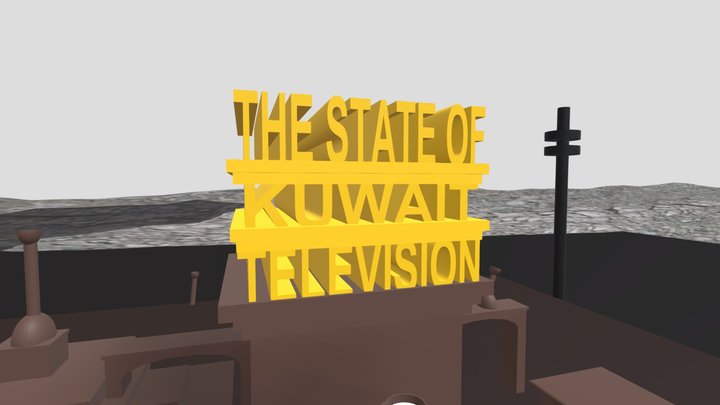 Kuwait Television Remake 3D Model