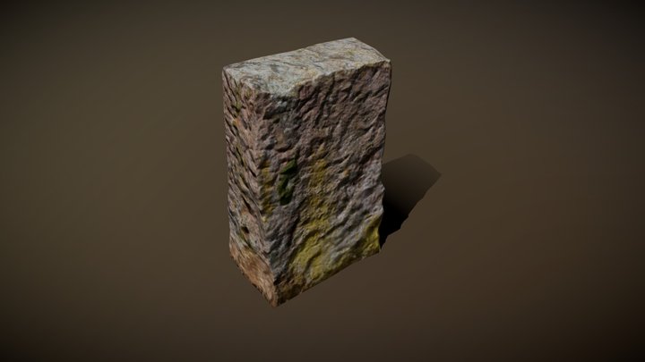 Overgrown Monolith 3D Model