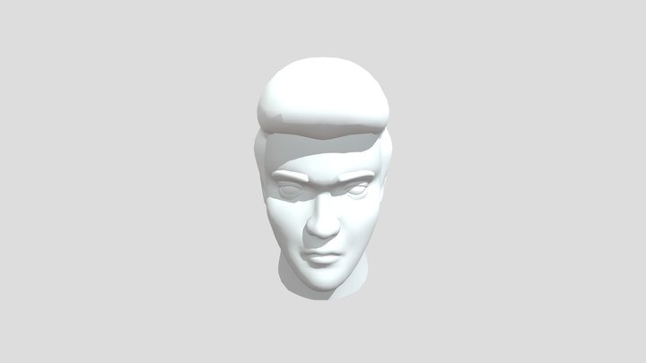 Elvis Presley's head 3D Model