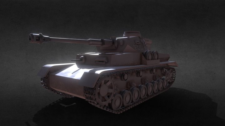 Panzer IV F2 3D Model