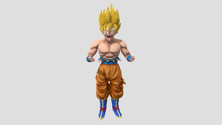 Goku 3D Model
