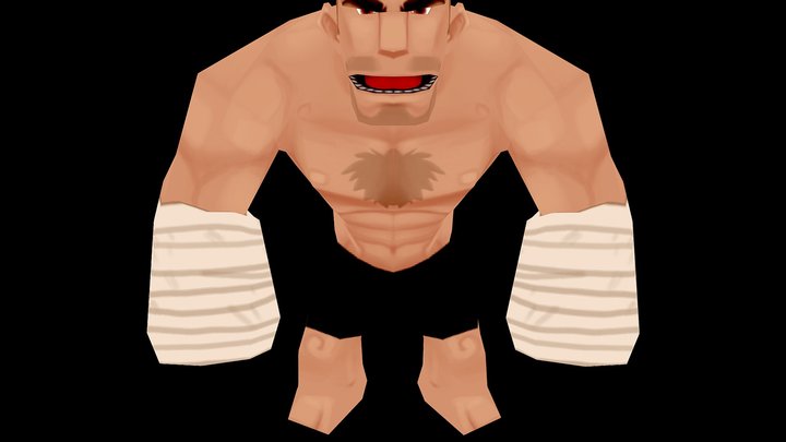 Brute Guy 3D Model