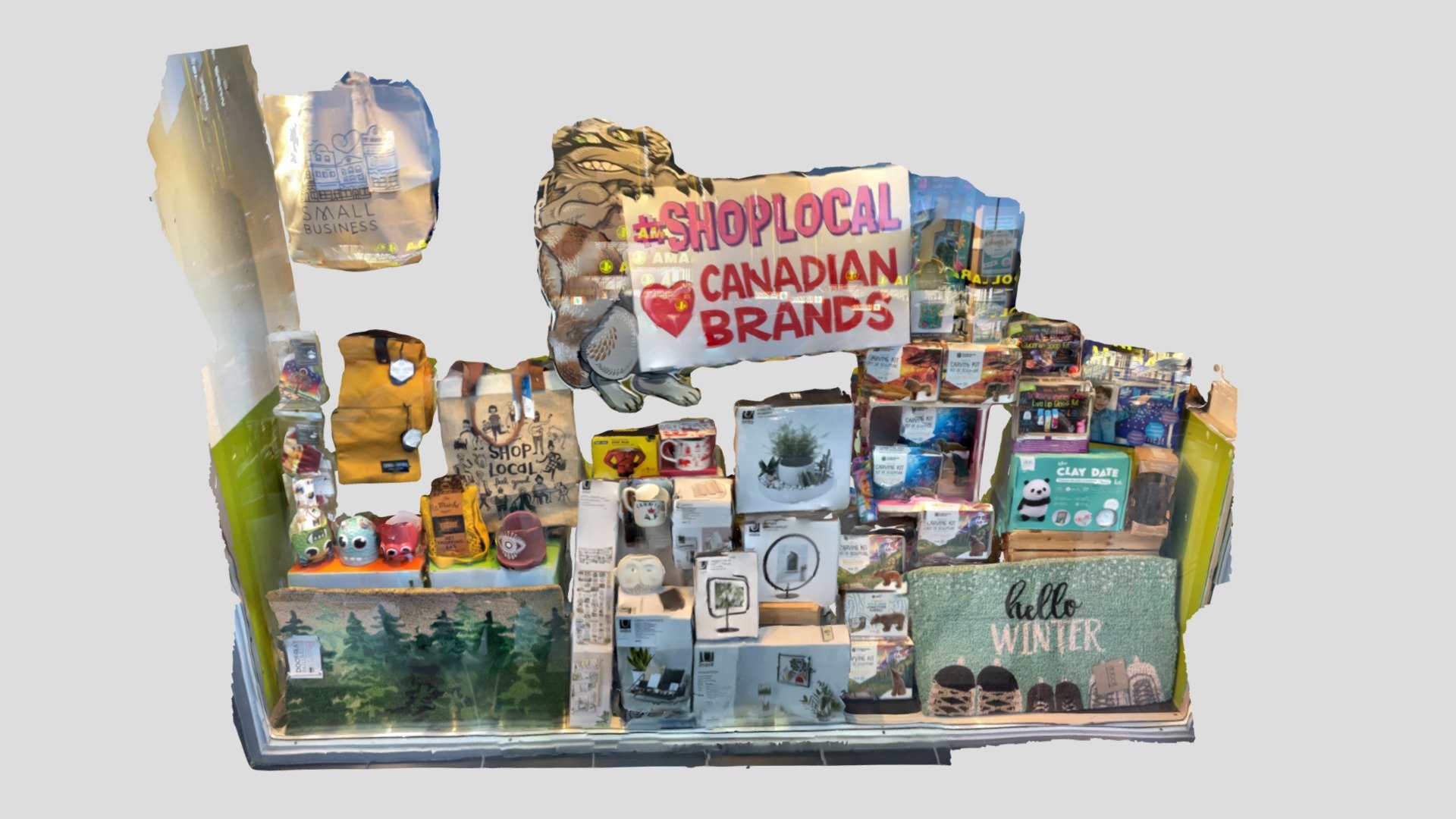 Midico store window — Sketchfab embed 3D viewer