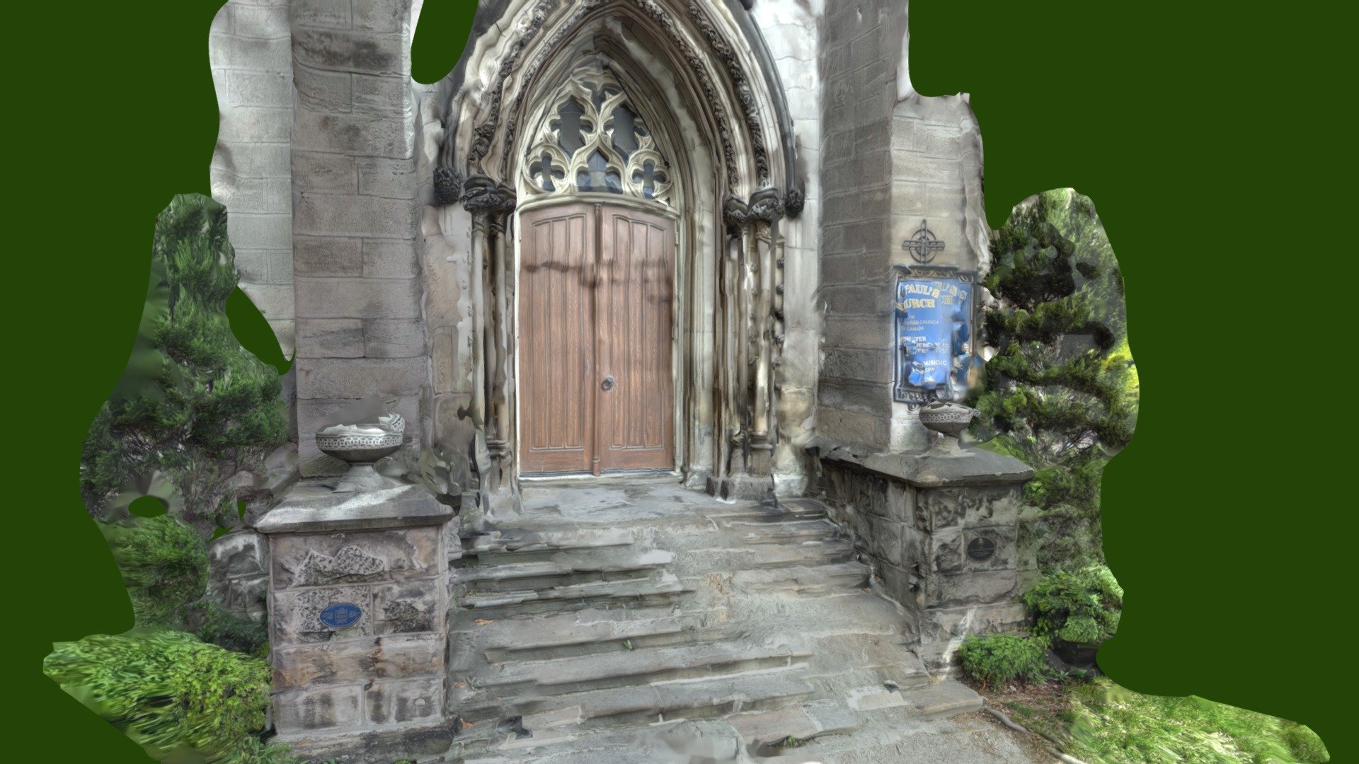 Entrance to Saint Paul’s Presbyterian Church