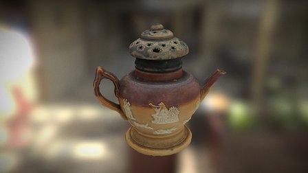 Small clay pot 3D Model