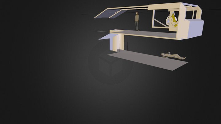 Cargoship WIP 3D Model