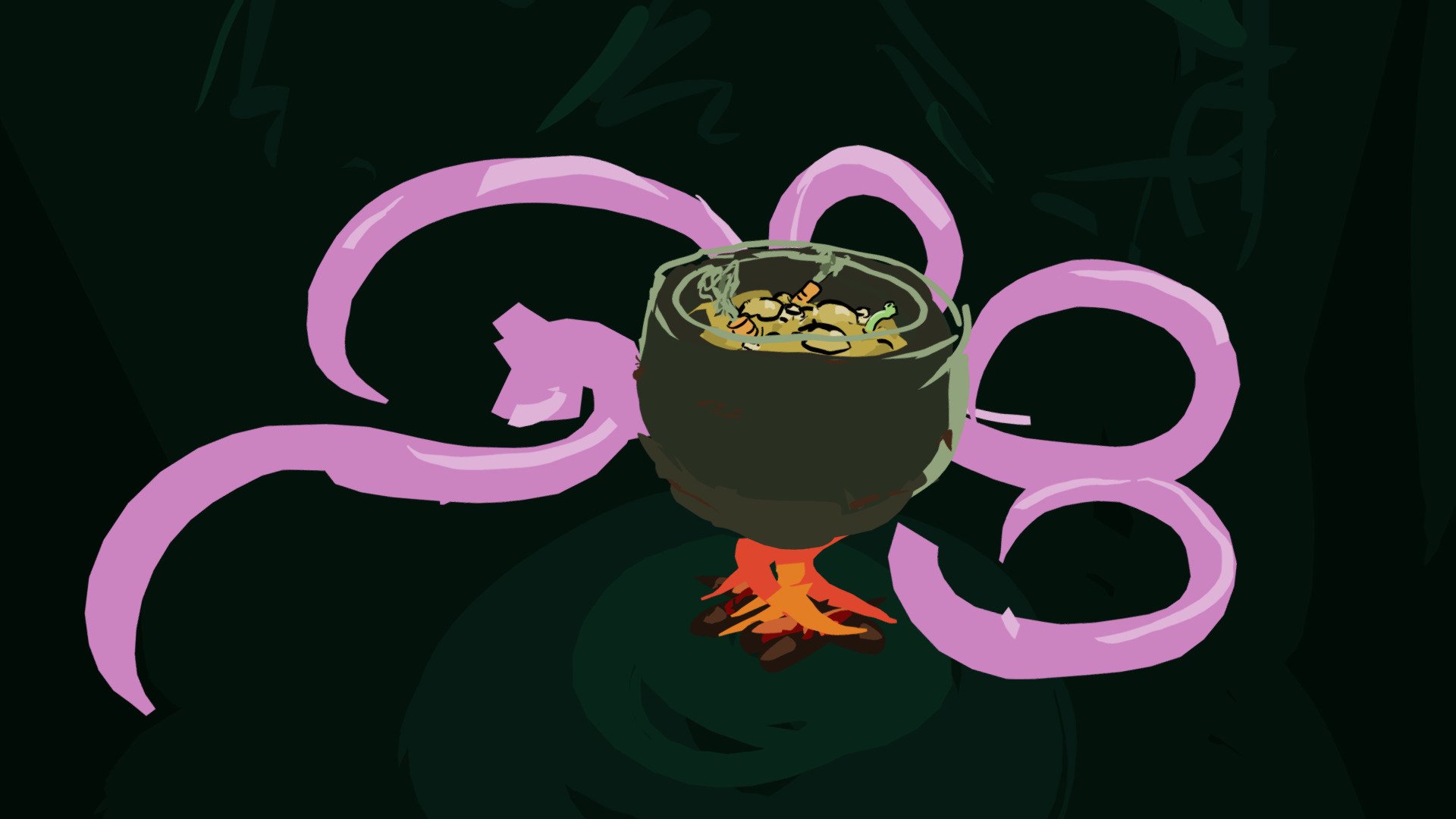 №10 - cooking: witches fireplace