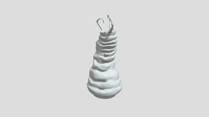 Organic column 3D Model