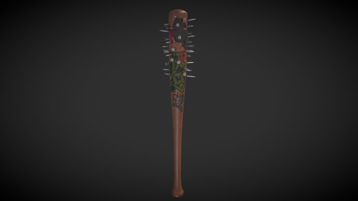 Graffiti Bat 3D Model