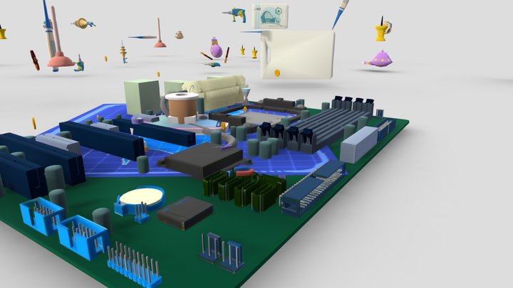 Ассеты из игры по фиксикам (6/6) – Kostenloses 3D-Modell STL