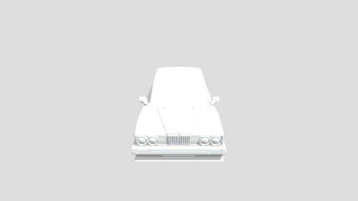 Lo poly Bmw E30 3D Model