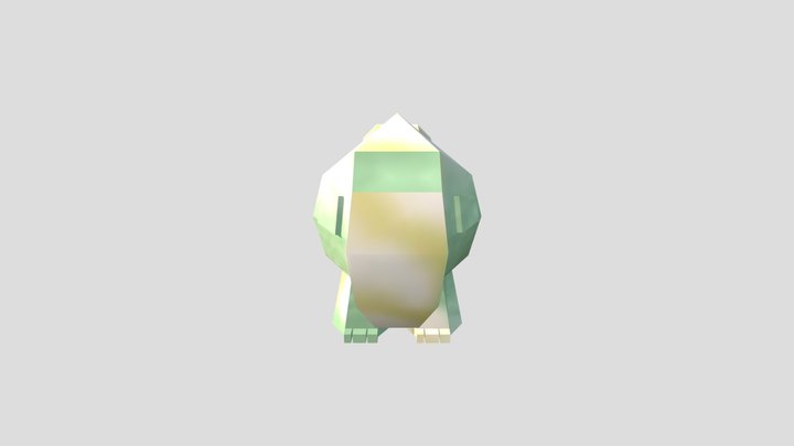 Green Jade Ele maya to Sketchfab 3D Model