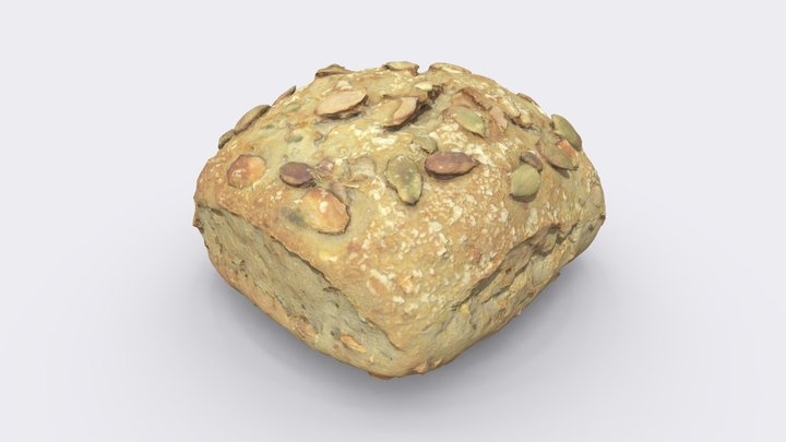 ambientCG Preview - 3D Bread 001 3D Model