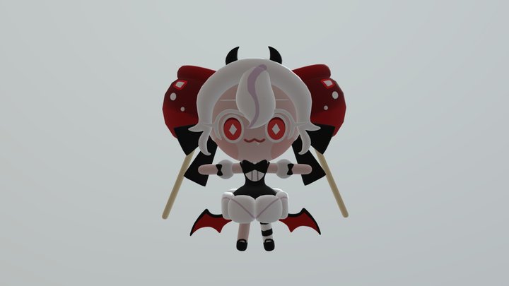 Candy Apple Cookie 3D Model