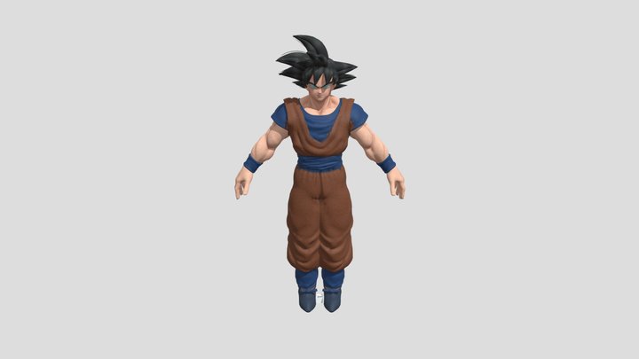 Seraphim Goku 3D Model