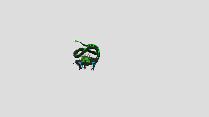 Kaido-dragon-form 3D Model