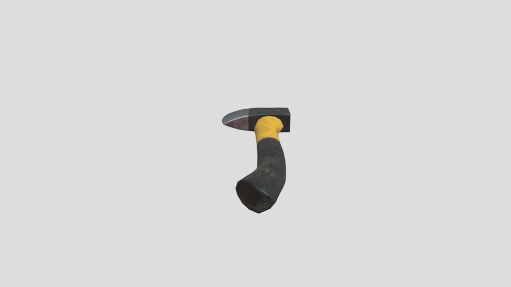 Black And Yellow Axe Hatchet