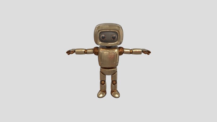 Robotic Friend 3D Model