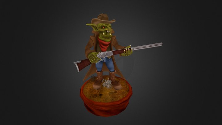 Cowboy Goblin 3D Model