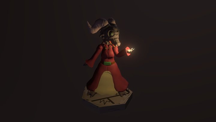 Rija Vatrazmaj, the Dragon Sorceress 3D Model