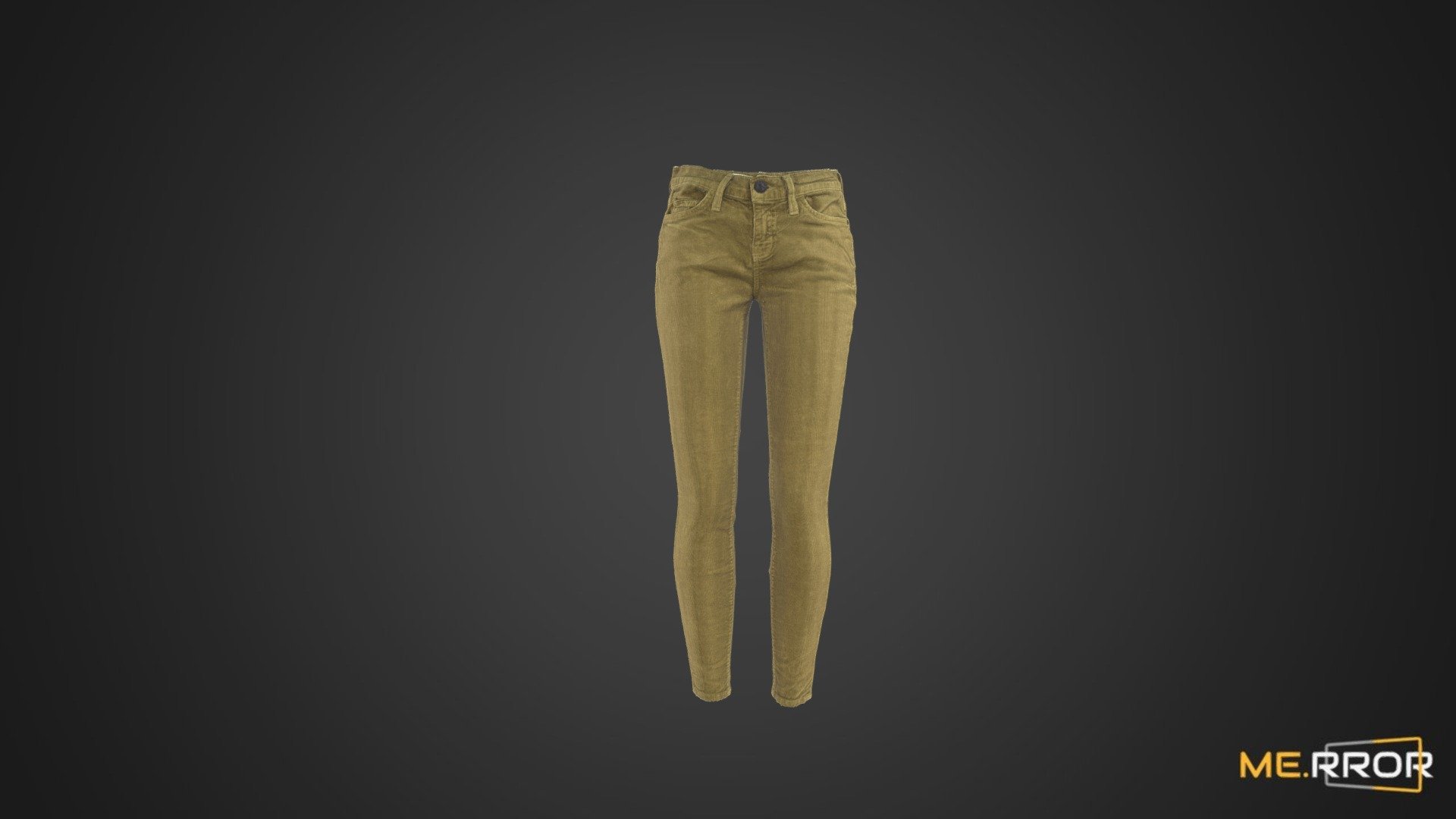 Khaki Corduroy Pants - Buy Royalty Free 3D model by ME.RROR Studio ...