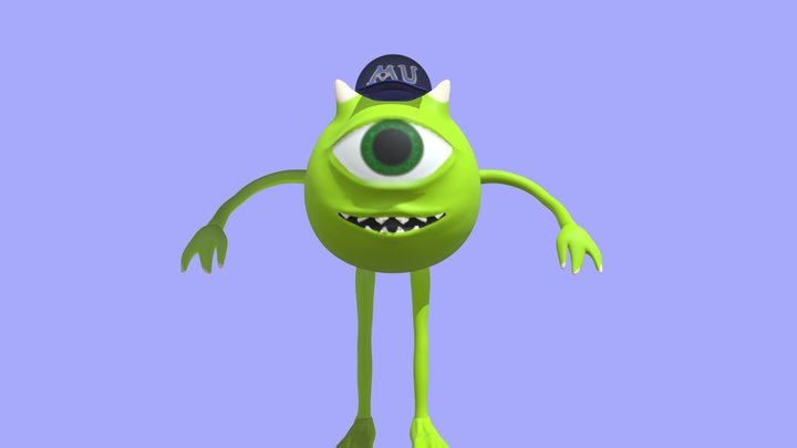 Mike Wazowski 3D Model