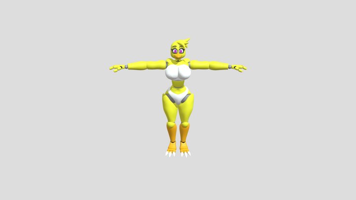 Chica Blender 3D Model