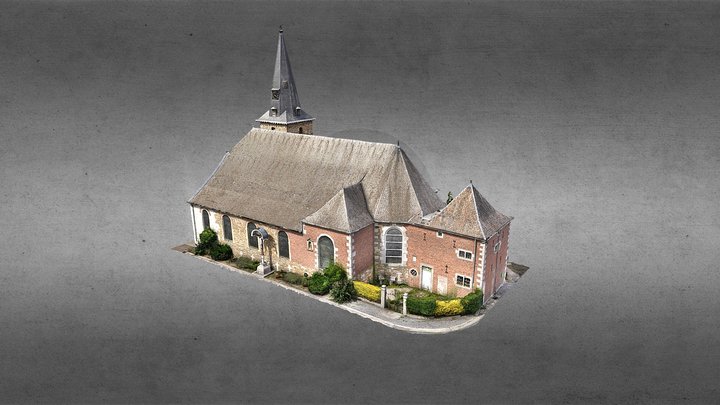 Eglise Saint-Antoine de Thimister-Clermont 3D Model