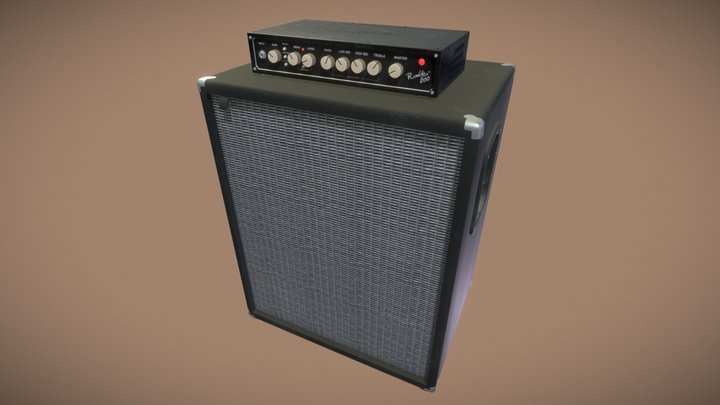 Fender Bass Amp 3D Model