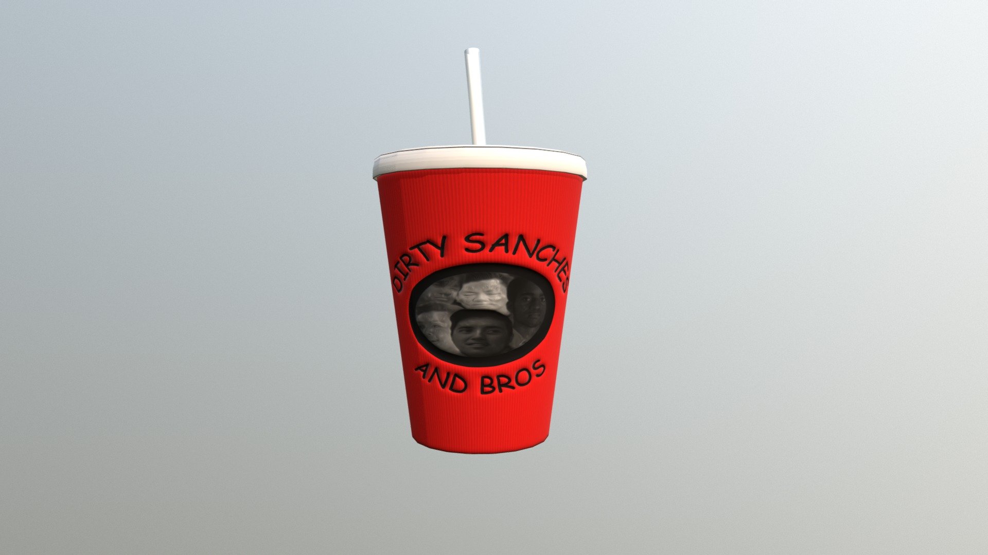 Soda Fountain Fast Food Cup - Download Free 3D model by arctiem