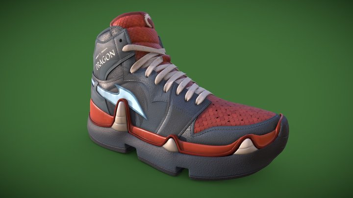 RTFKT Dragon Sneaker #RTFKTChallenge 3D Model