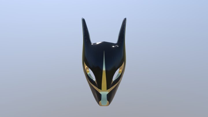 TO THE TOP Mask Dark 3D Model