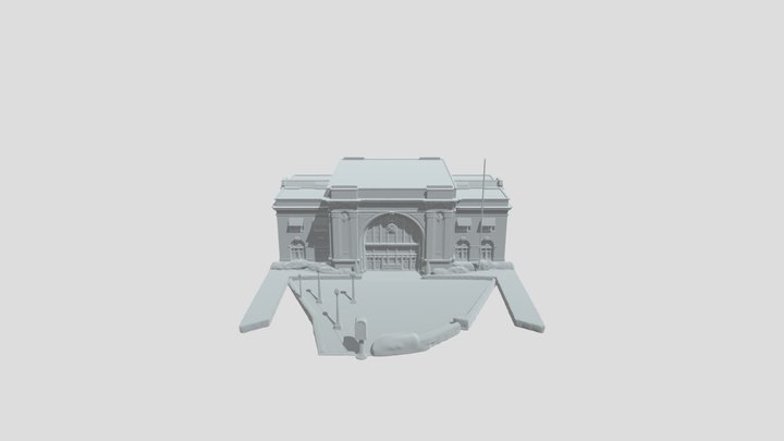 MKT Union Station, Denison, Texas 3D Model
