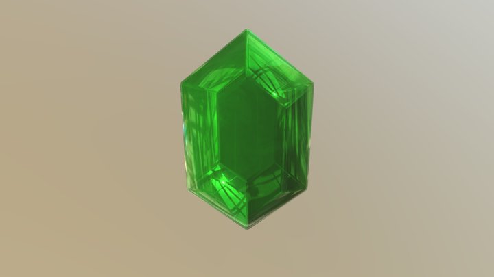 Green Rupee | The Legend of Zelda: OOT 3D Model