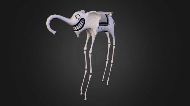 Mad Elephant  3D Model