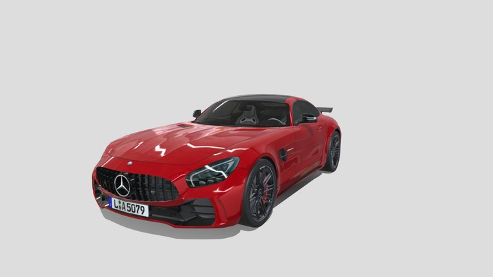 Mercedes-Benz AMG GTR 3D Model