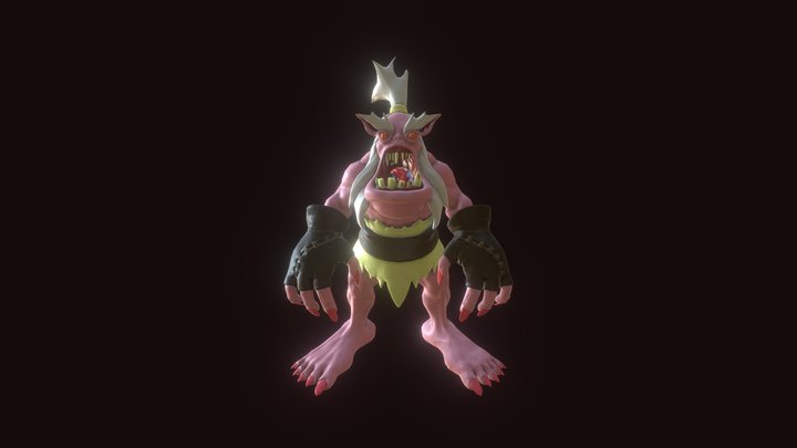 Ghoul 3D Model