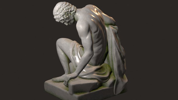 The Dying Gladiator 3D Model