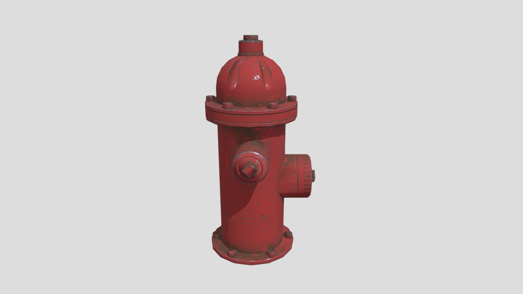 Old Red Fire Hydrant
