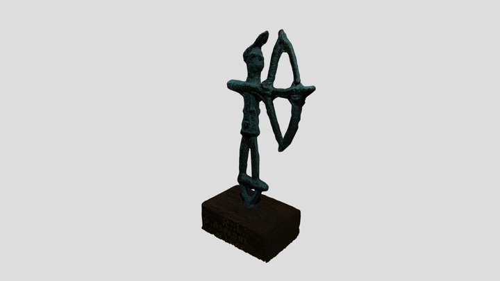 Bronzetto Sardo Sardinian Bronze 3D Model