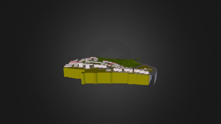 "מורדות רמים - מתחם 4 - חלופה 6 - "קוטג' גלילי 3D Model